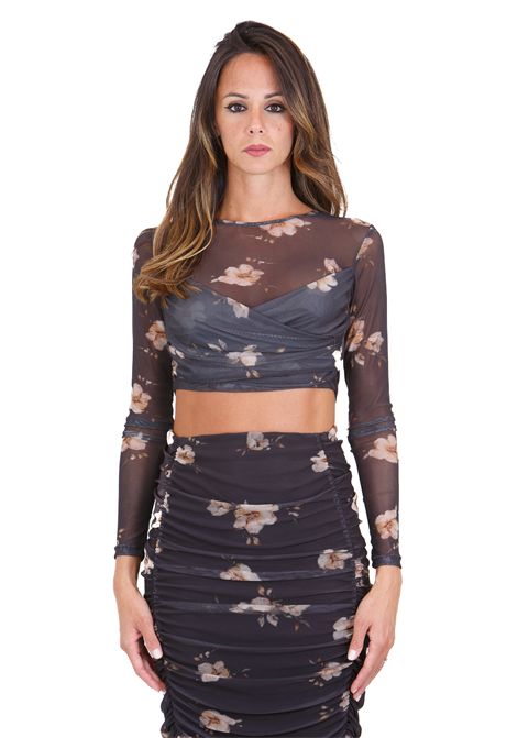 MANICHEW LUNGHE IN TULLE MAR DE MARGARITAS | Top | CORINNA-01361-PTTU0014NE108